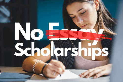 what is no essay scholarship